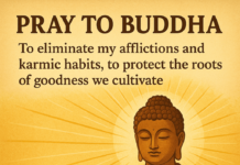 Pray to Buddha