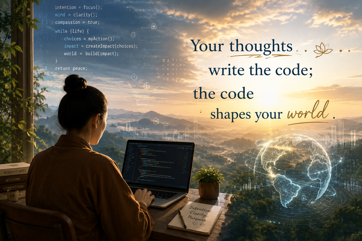 All phenomena arise from mind and karmic information