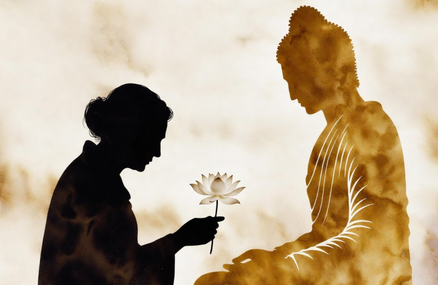 Making offerings with sincere heart connects us to the Buddha's wisdom