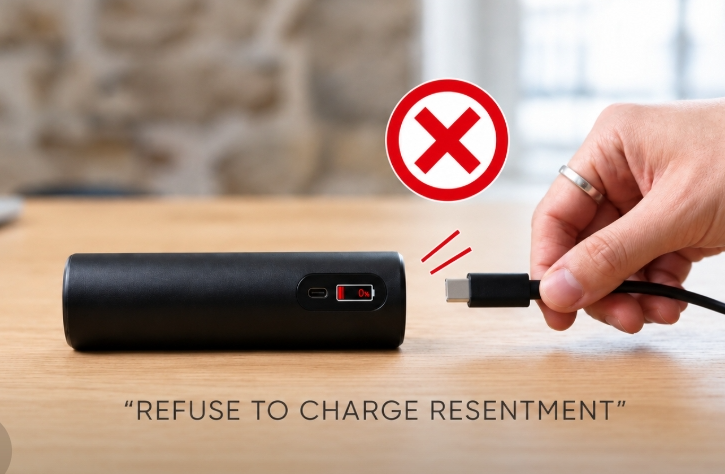 Refuse to fuel resentment; return to clarity
