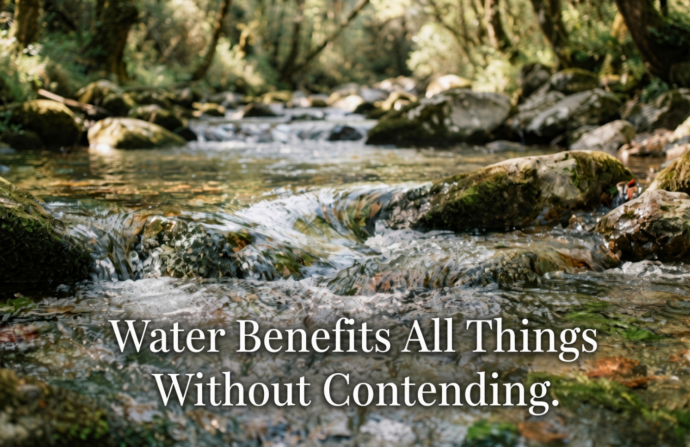 Melting pride into compassion; becoming like water